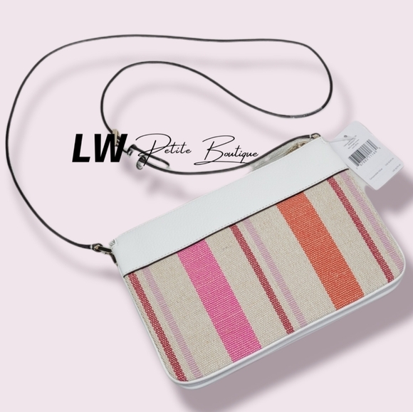 Kate Spade NY Leila Canvas Triple Gusset Crossbody - Picture 3 of 7